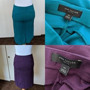 TWO Ann Taylor Petite Skirts Size 00P